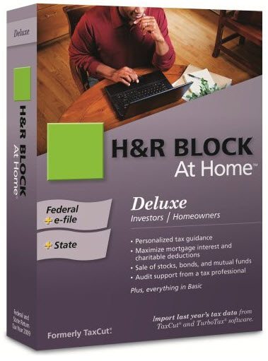 H&R Block at Home Software 2011 2012