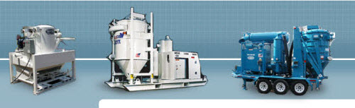 Dust collector for truck mounting